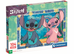 Clementoni - Puzzle 104 Super Disney Stitch