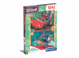 Clementoni - Puzzle 104 super Disney Stitch