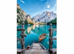 Clementoni - Puzzle 500 Braies lake Compact