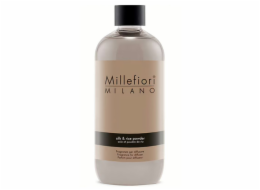 Náplň do difuzéru Millefiori Milano, Hedvábí a rýžový prášek, 500 ml