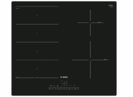 Bosch Serie 6 PXE611FC1E varná deska Černá Vestavěné 60 cm Indukční varná deska se zónami 4 zóna/zón