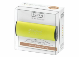 Vůně do auta Millefiori Milano, Icon, Classic, Santalové dřevo a bergamot, žlutá