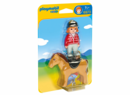 Jezdkyně s koněm Playmobil, 1.2.3, 2 ks