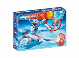 Icebot s odpalovačem Playmobil, Sport a akce, 7 dílků