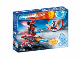 Firebot s odpalovačem Playmobil, Sport a akce, 8 dílků