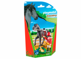 Žokej Playmobil, Jezdecký dvůr, 18 dílků