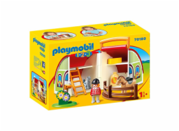 Moje první přenosná farma Playmobil, 1.2.3, 11 dílků