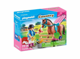 Žokejka Playmobil, Jezdecký dvůr, 28 dílků