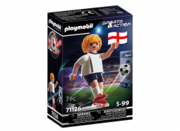 Fotbalista Anglie Playmobil, Sport a akce, 7 dílků, 71126