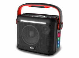 Reproduktor AKAI, ABTS-K5, přenosný, bluetooth, FM, TWS, dálkový ovladač, bezdrátový mikrofon, 30 W RMS