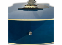 Stagg SA20DCE-BLUE, elektroakustická kytara typu Dreadnought