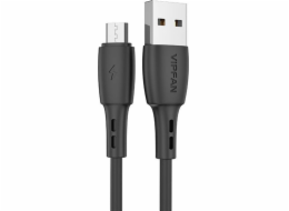 Kabel USB-Micro USB VFAN Racing X05, 3A, 1m (černý)