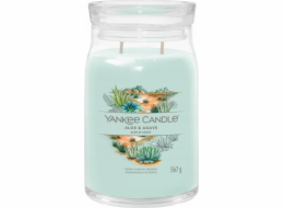 Svíčka ve skleněné dóze Yankee Candle, Aloe a agáve, 567 g