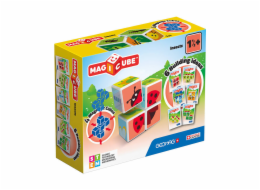 Magicube magnetické kostky s potiskem Hmyz + karty 7 kusů GEOMAG GEO-121