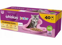 WHISKAS Junior Poultry in jelly - mokré krmivo pro kočky - 40 x 85g