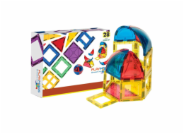 Magnetickáns stavebnice 3D Dome Playmags 164 - sada 28 ks