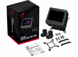 ASUS vodní blok CPU ROG RYUJIN III WB, 3.5" LCD displej, černá