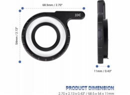 Kruhové světlo JJC Makro prstencové světlo s lampou Blesk Olympus Tg-7 Tg-6 Tg-5 Tg-4 Tg-3 Tg-2 / Mrl-tg1