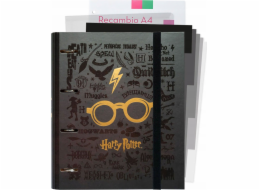 Pořadač Harry Potter - Pořadač A4 s listy (4 kroužky, gumička)