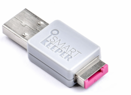 Pendrive SmartKeeper Basic USB Stick verriegelbar 32GB růžový