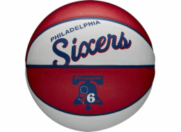 Wilson  Team Retro Philadelphia 76ers Mini míč WTB3200XBPHI bílý 3