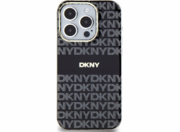 DKNY  DKHMP14LHRHSEK iPhone 14 Pro 6.1 černo/černé pevné pouzdro IML Mono & Stripe MagSafe