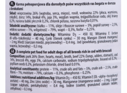 Dolina Noteci Premium treska bohatá na brokolici - vlhké krmivo pro psy - 400g