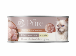 PET REPUBLIC Breast chicken fillet in gravy - mokré krmivo pro kočky - 80g