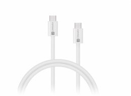 CONNECT IT Wirez kabel USB-C -> USB-C, 60 W, 1 m, BÍLÁ