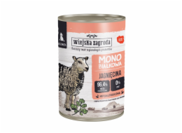 WIEJSKA ZAGRODA Puppy Monoprotein Lamb - mokré krmivo pro psy - 400g