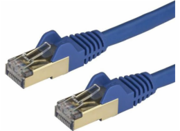 Patchcord StarTech CAT6A, STP, 1m, modrý (6ASPAT1MBL)