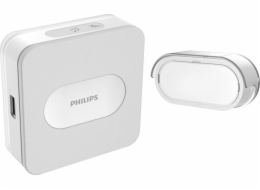 Philips WelcomeBell Plugin bezdrátový zvonek, 4 melodie, USB nabíječka, provozní dosah max. 300 m, 531115