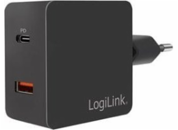 LogiLink nabíječka 1x USB-A 1x USB-C (PA0220)