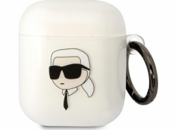 Karl Lagerfeld Karl Lagerfeld KLA2HNIKTCT AirPods 1/2 kryt průhledný Karl`s Head