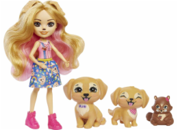 Mattel Doll Enchantimals Family Dogs Retrívři HHB85