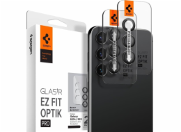 Spigen Glass EZ Fit Optik Pro 2 Pack, černá - Samsung Galaxy S23/S23+