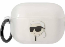 Pouzdro Karl Lagerfeld KLAP2HNIKTCT Apple AirPods Pro 2 průhledné pouzdro Ikonik Karl Lagerfeld