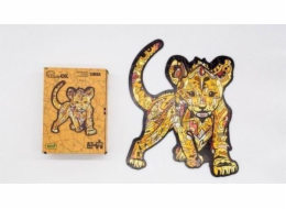 PuzzleOK Ekologické dřevěné puzzle 130 Simba A3