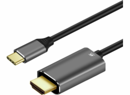 USB Art USB-C - HDMI kabel 1,8 m Černošedý (KABUSBC OEM-C4-2)