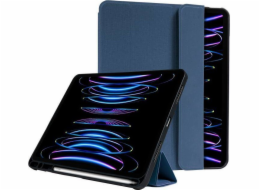 Crong FlexFolio Tablet Case iPad Pro 11 (2022-2021) / iPad Air 10.9 (5-4 Gen.) s funkcí Apple Pencil (modrá)