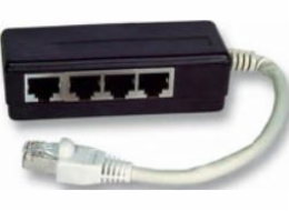 MicroConnect ADAPTÉR RJ45-4xRJ45 M/F 8P - MPK440