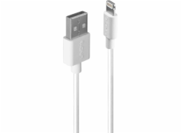 Lindy USB-A USB kabel – 3 m bílý (31328)