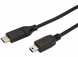 StarTech USB-C - miniUSB USB kabel 2 m černý (USB2CMB2M)