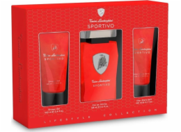 Tonino Lamborghini Sportivo set toaletní voda ve spreji 125ml + balzám po holení 100ml + sprchový gel 100ml