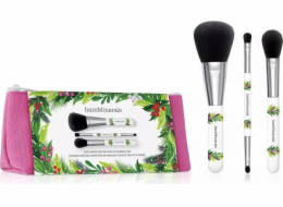 bareMinerals BareMinerals - Limitovaná edice Face & Brush Trio sada tří štětců na make-up