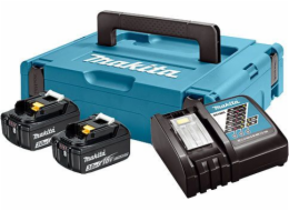 Makita MakPack napájecí sada 18V DC18RC nabíječka + 2x 3,0Ah BL1830B baterie (197952-5)