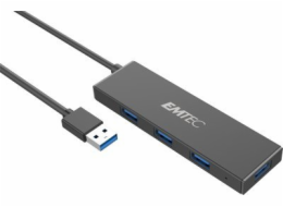 Emtec USB HUB EMTEC Hub Ultra Slim USB 3.1 4portový T620A Type-A