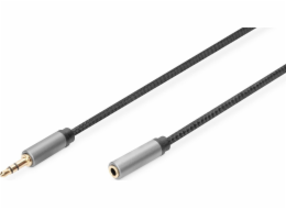 Digitus Jack 3,5mm - Jack 3,5mm kabel 3m černý (DB-510210-030-S)