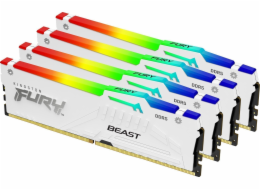 Paměť Kingston Fury Beast RGB, DDR5, 64 GB, 5600 MHz, CL40 (KF556C40BWAK4-64)