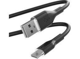 Puro USB-A – USB-C kabel USB 1,5 m černý (PUR675)